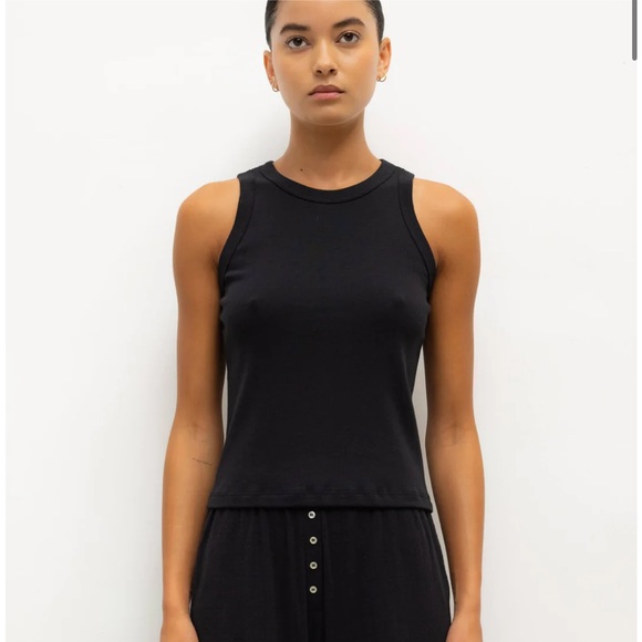 LESET Nando High Neck Tank black size small - Picture 1 of 7